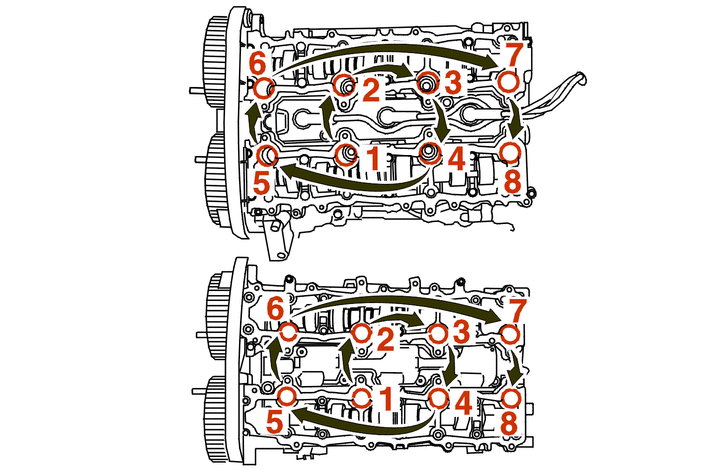 Двигатели DOHC. Конструктивные особенности