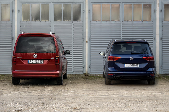 Volkswagen Caddy (2015) i Touran (2015) test, opinia